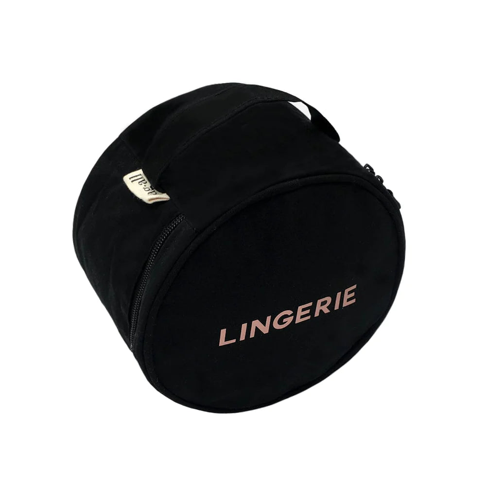 Lingerie Round Case - Black