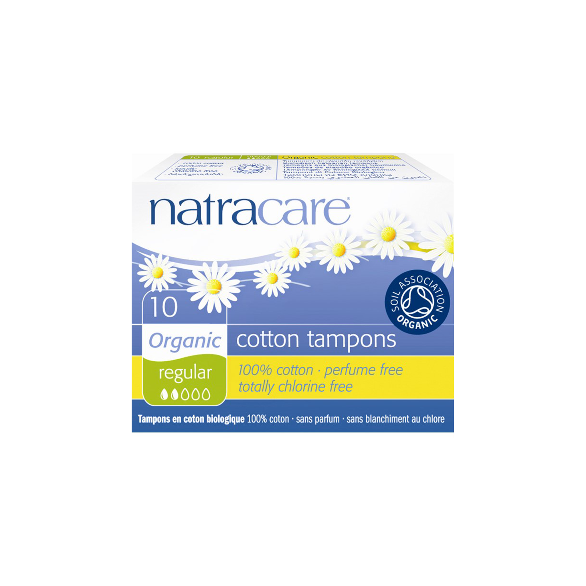 Natracare 100% Certified Organic Cotton Tampons