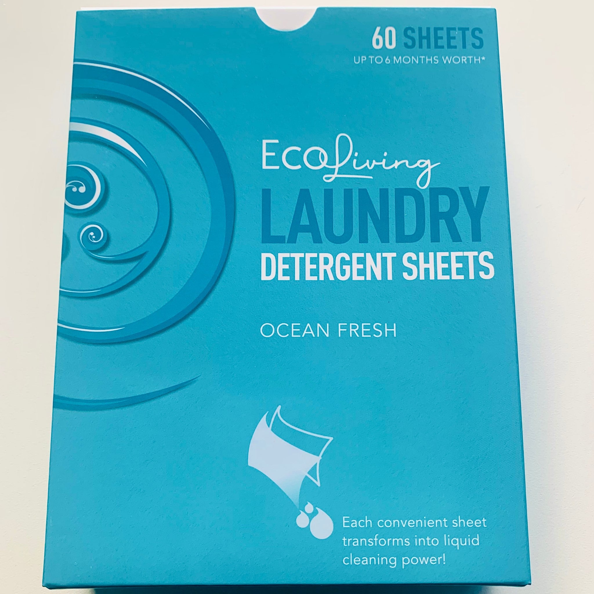 Ocean Fresh Laundry Detergent Sheets - 60 sheets