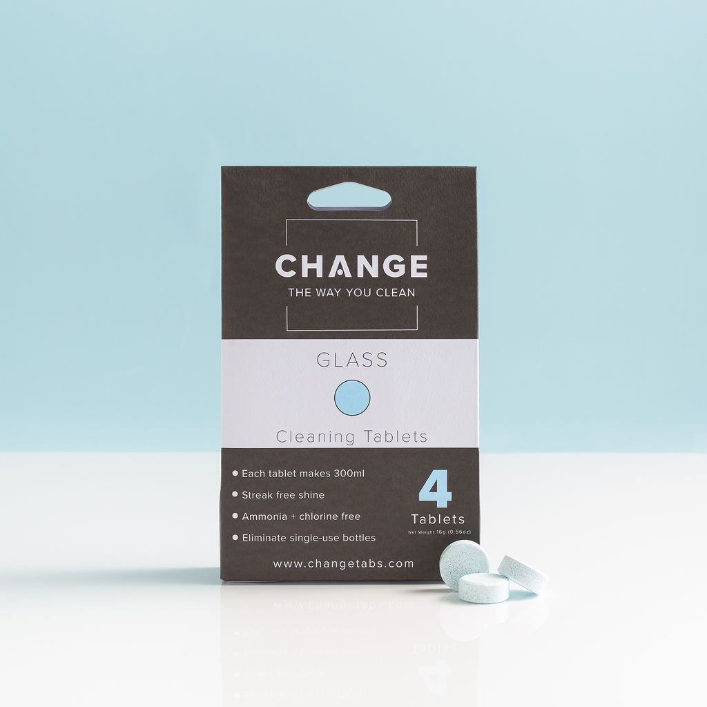 Change Glass Cleaning Tablets