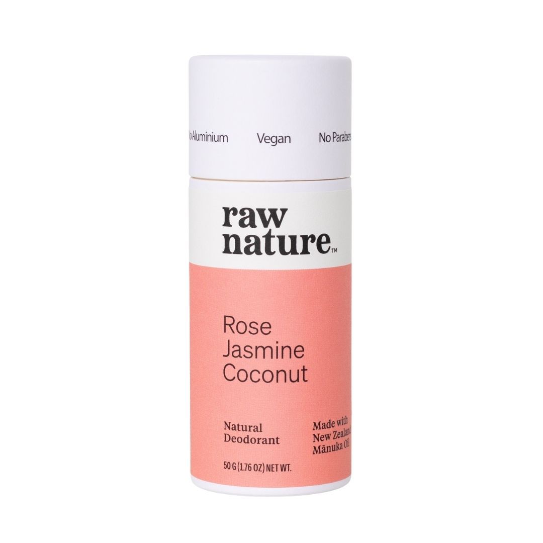 Raw Nature Rose, Jasmine & Coconut natural Deodorant - 50gm