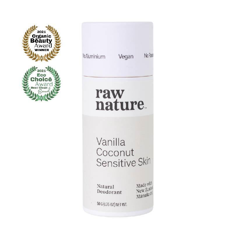 Raw Nature  Vanilla & Coconut Deodorant Stick